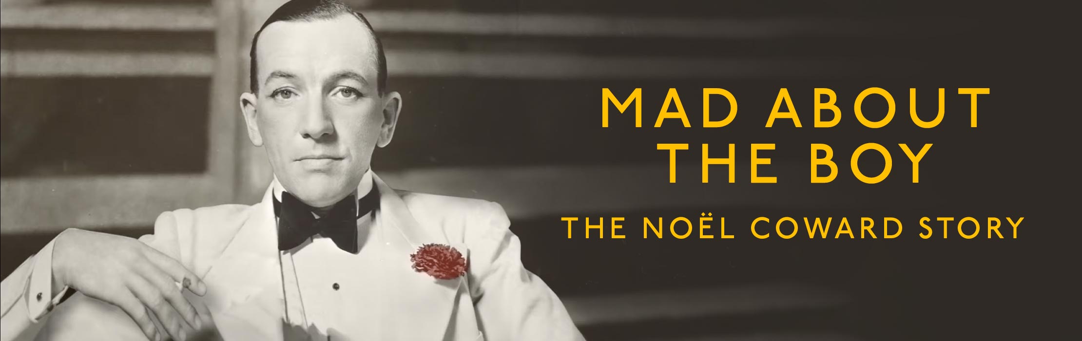 Mad About The Boy The Noel Coward Story